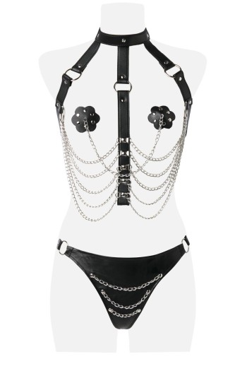 3-teiliges Kettenharness-Set 14503 - XS-XL