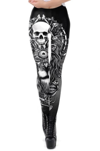 Skull Leggings 90511 - S