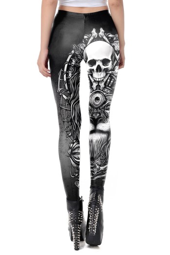 Skull Leggings 90511 - L