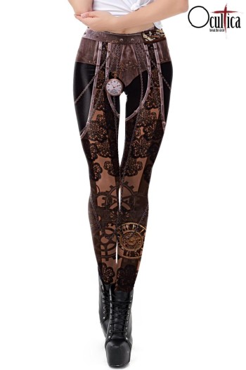 Steampunk Leggings 90515 - S