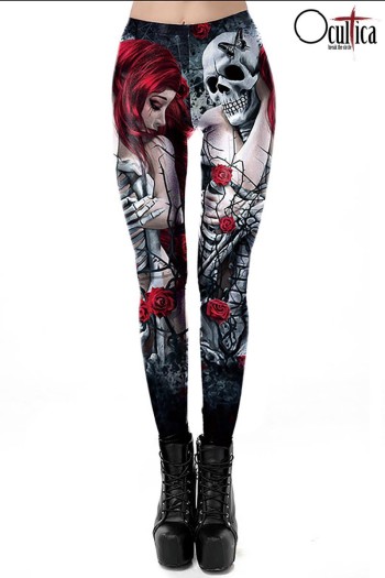 Skull Leggings 90516 - L