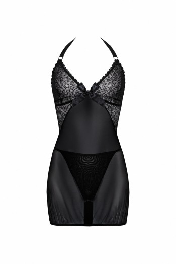 schwarzes Negligee AA051750 - XL/2XL