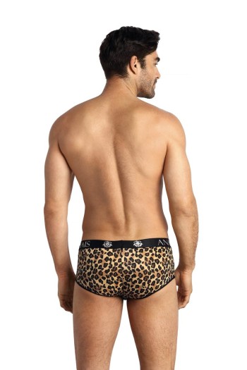 Herren Brief Shorts 052816 Leopard - M