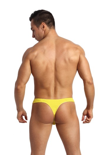 Herren String 053394 gelb - 2XL