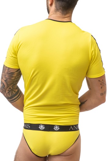 Men T-Shirt 053412 yellow - S