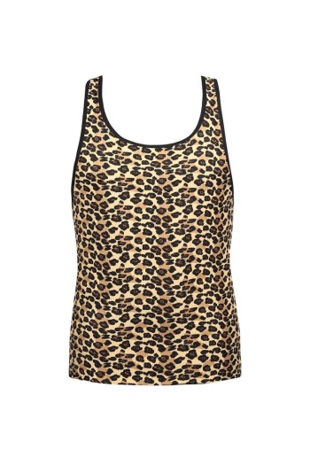 Herren Tank Top 053550 leopard - 3XL