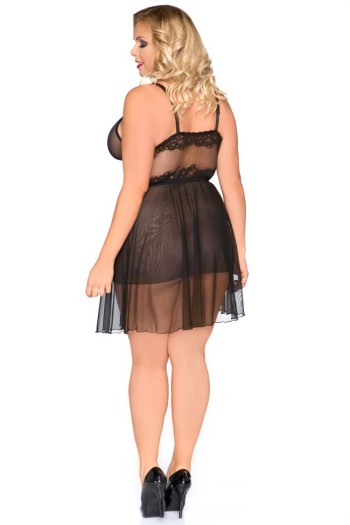 black chemise SB/1010 42/44 Sexy Base