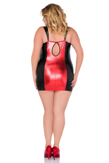 black/red chemise Z/5031 - 42/44