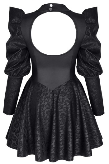 schwarzes Minikleid BRChiara001 - L