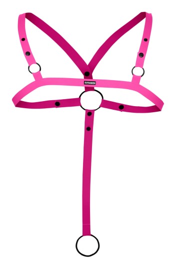 pink body harness 04 - OS