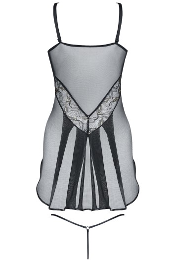 schwarzes Minikleid Lucette - XL