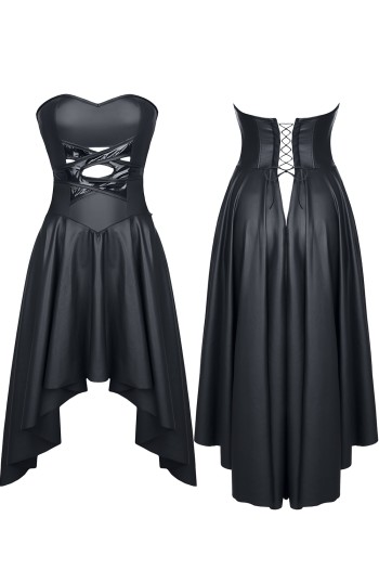 schwarzes Kleid DE438 - S von Demoniq