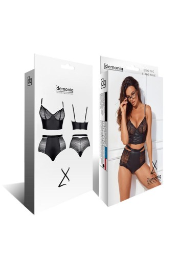 schwarzes Set LXYessenia001 - XXL