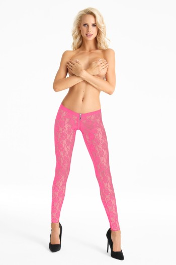 pink lace Leggins LG008 - S