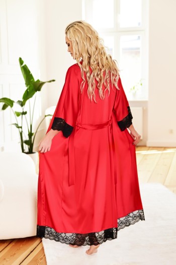 red/black dressing gown KA923010 - M