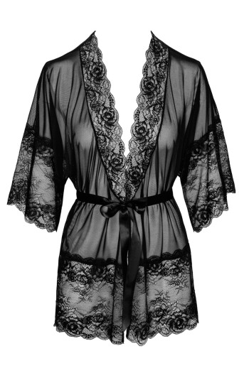 KISS245 Negligee aus Netz und Spitze - L/XL