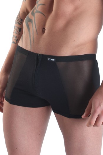 schwarzer Herren Boxer Wiz S von Look Me