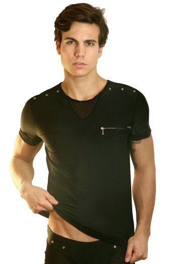 black T-Shirt Open Spirit XL by Look Me