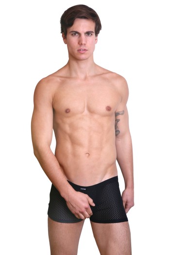 schwarzer Herren Boxer the Shadow M von Look Me