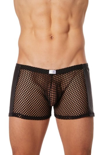 schwarze Herren Boxer Short 911-67 - M