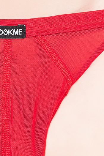 red Brief Tanga Malibu 2 92-61 M