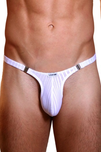 weißer Männer Strip-String 99-26 XL von Look Me