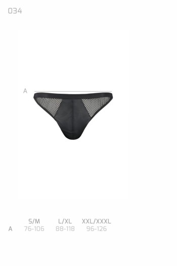 schwarzer Jock Strap 034 - L/XL