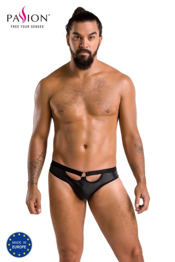 schwarzer Männer Slip ouvert 041 - L/XL