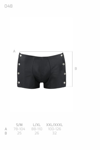 schwarzer Herren Shorts 048 - L/XL