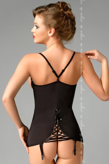 black Chemise Carla L/XL by MeSeduce Lingerie