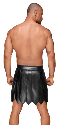 Eco leather men's gladiator skirt H053 - 3XL