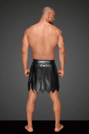 Eco leather men's gladiator skirt H053 - 3XL