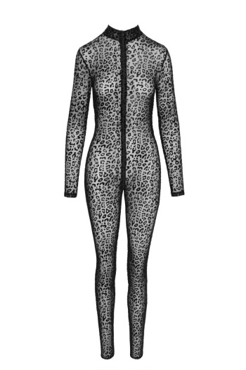 F285 Catsuit im Leoparden-Look - 2XL