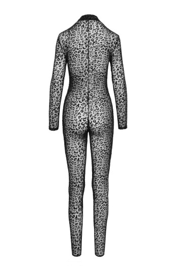 F285 Catsuit im Leoparden-Look - M