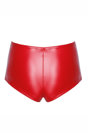 F356 Mysteria red powerwetlook shorts - XL