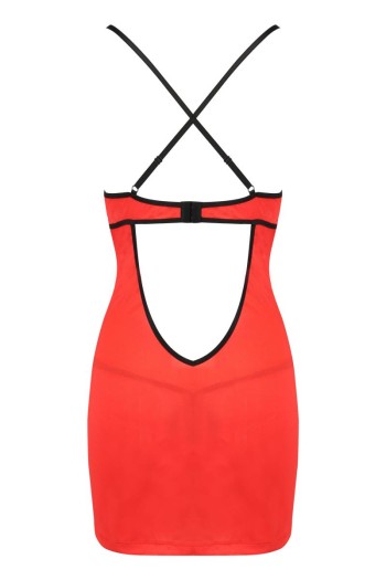 rotes Chemise PA595318 - S/M