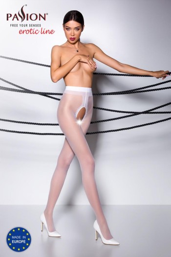 open tights TI OPEN 007 white - 1/2