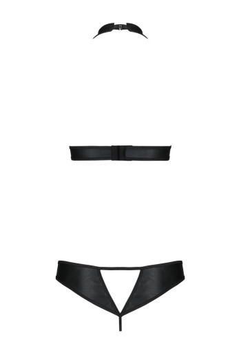 black faux leather Bikini PA596231 - 2XL/3XL