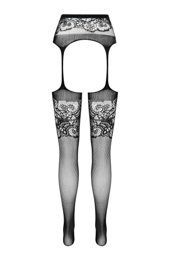 open tights S029 black - S/M