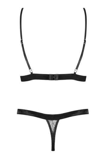 060718 Set aus Bralette Spitze und String - M (BH 70E/75D & Panty 38)