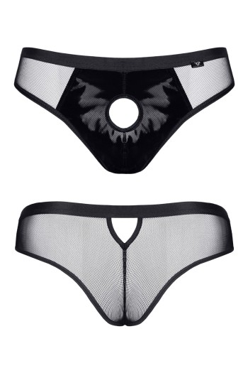 mesh brief ouvert REIker001 black - L