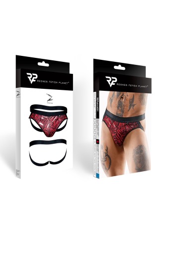 Jock Strap REPatrick001 black/red - L