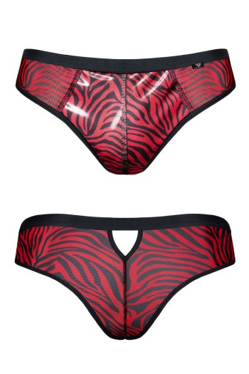 mesh brief RESamuel001 black/red - S