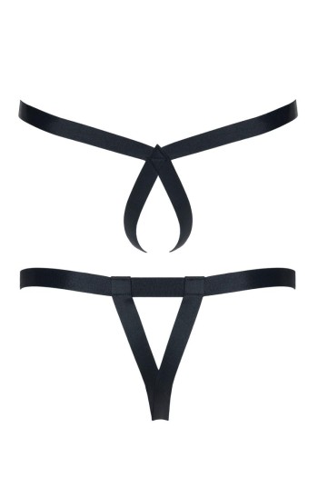 2 pcs harness thong BRI010 black - 2XL/3XL