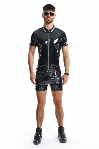 PVC Herren Polo Shirt RMRemigioRBW schwarz - M