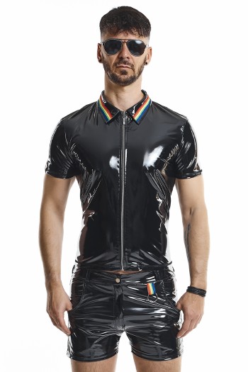 PVC Herren Polo Shirt RMRemigioRBW schwarz - L