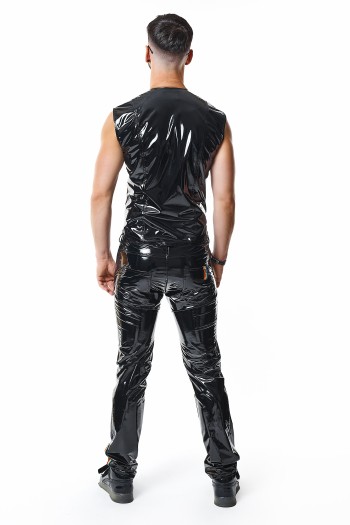 PVC Herren Weste RMTaddeoRBW schwarz - XL