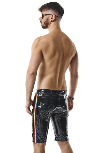 Herren PVC Shorts RMUmbertoRBW schwarz - S