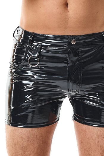 Herren PVC Shorts RMFabianoPVC schwarz - L