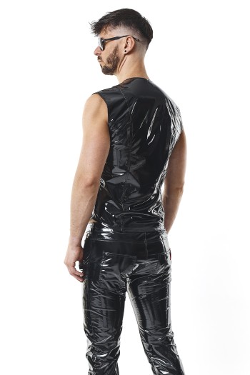 PVC vest RMOtelloPVC black - M